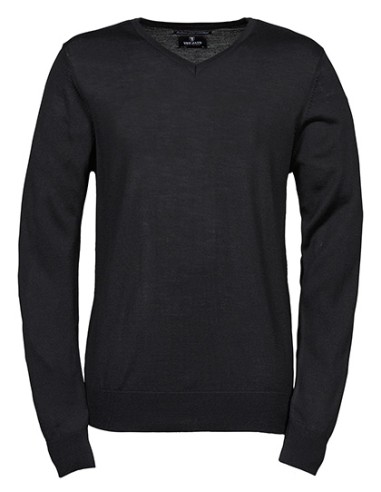 T-6001-Mens V-Neck Sweater